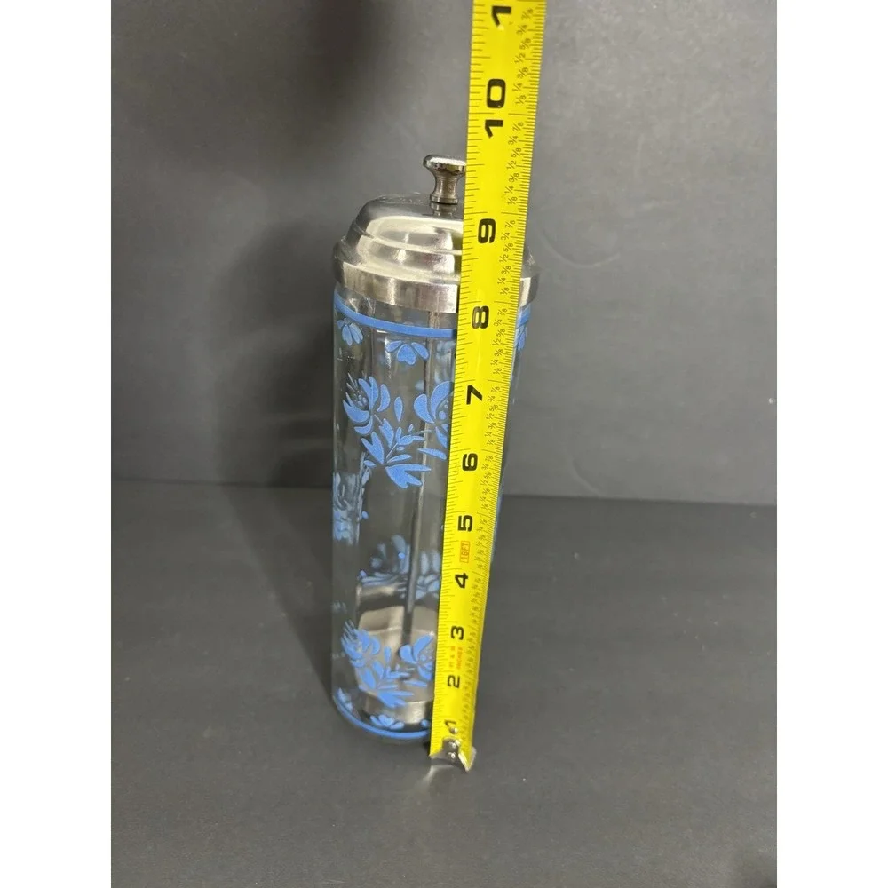 Pfaltzgraff Yorktowne Straw Holder Dispenser with Lid 9